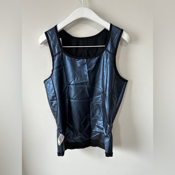 Mens Sweat Shaper Accelerates Natural Body Heat Instantly Shapes and Slims - Picture 3 of 9